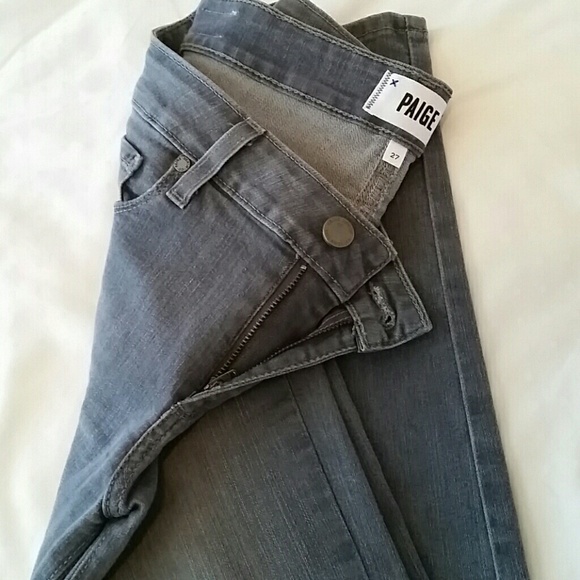 PAIGE Denim - Paige Gray Skinny Ankle Jeans